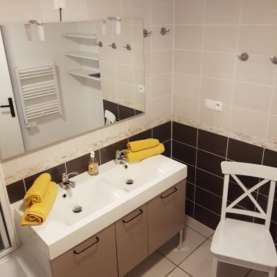 salle de bain, baignoire